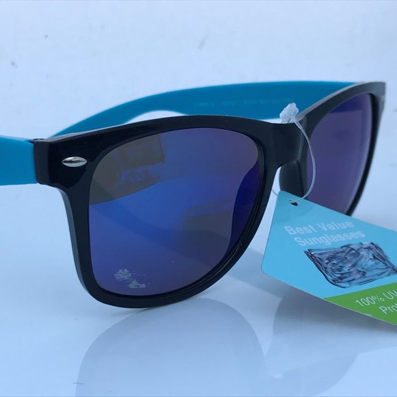 FWG Accessories - FWG Women Sunglasses Swak NS0917 Black/Blue Frame